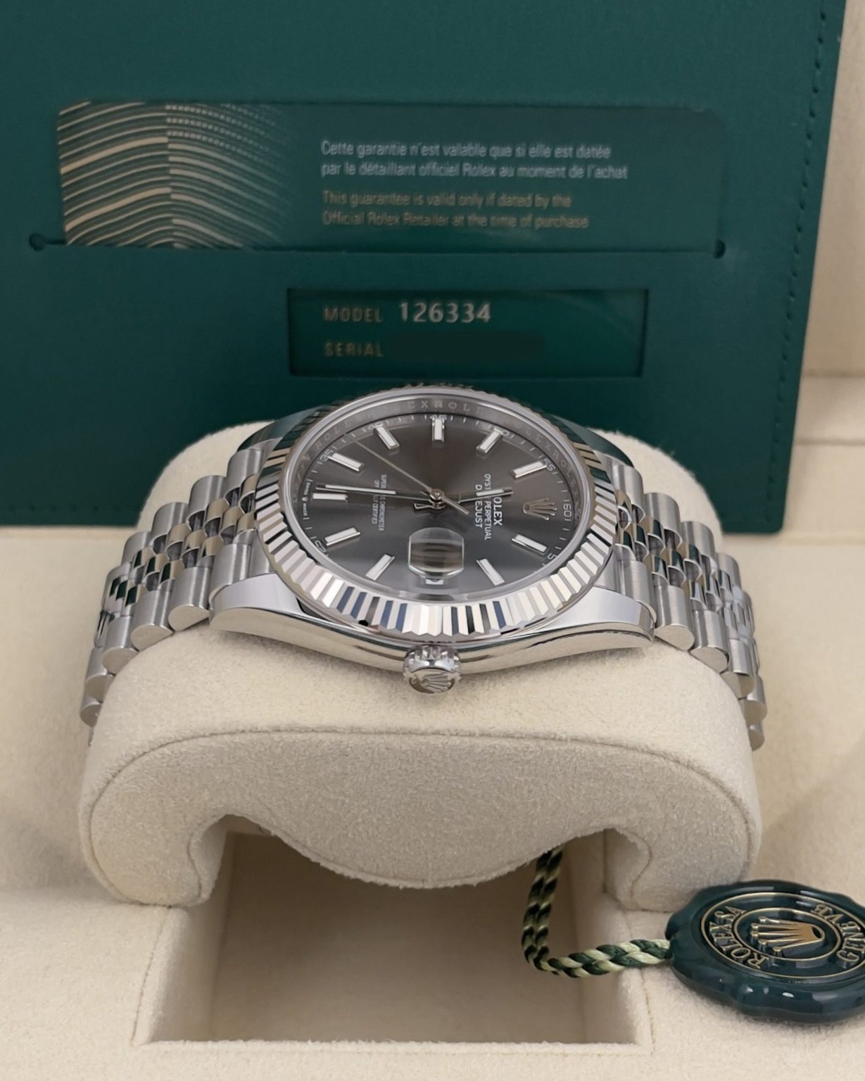 Rolex Datejust ‘Rhodium Index’ Dial Jubilee