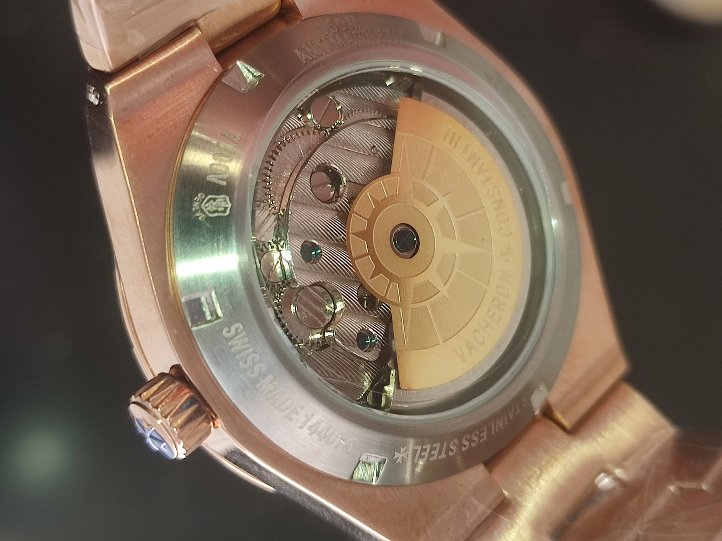 Overseas blue dial turbillon