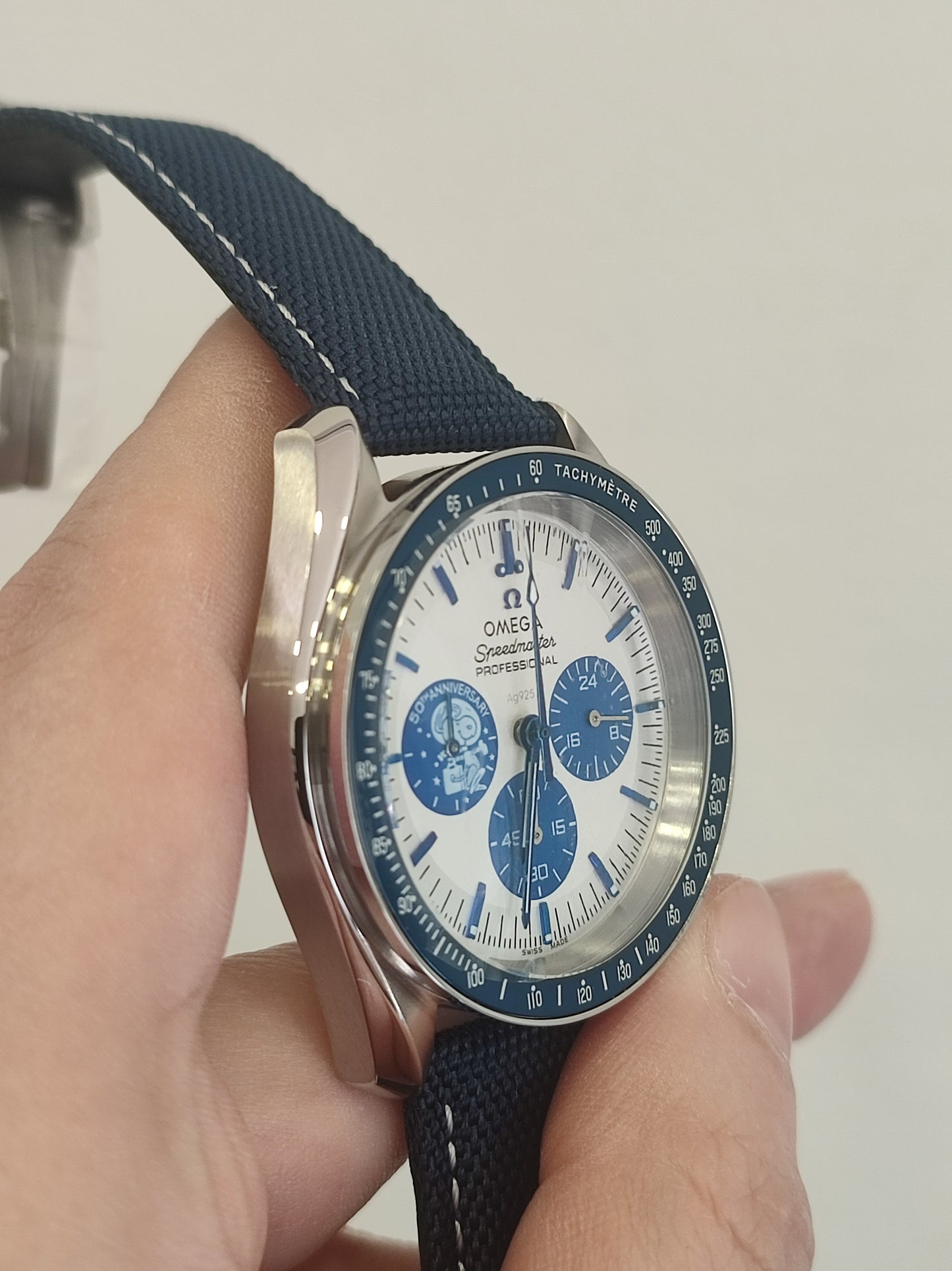 Omega Speedmaster Silver Snoopy Award 50th Anniversary