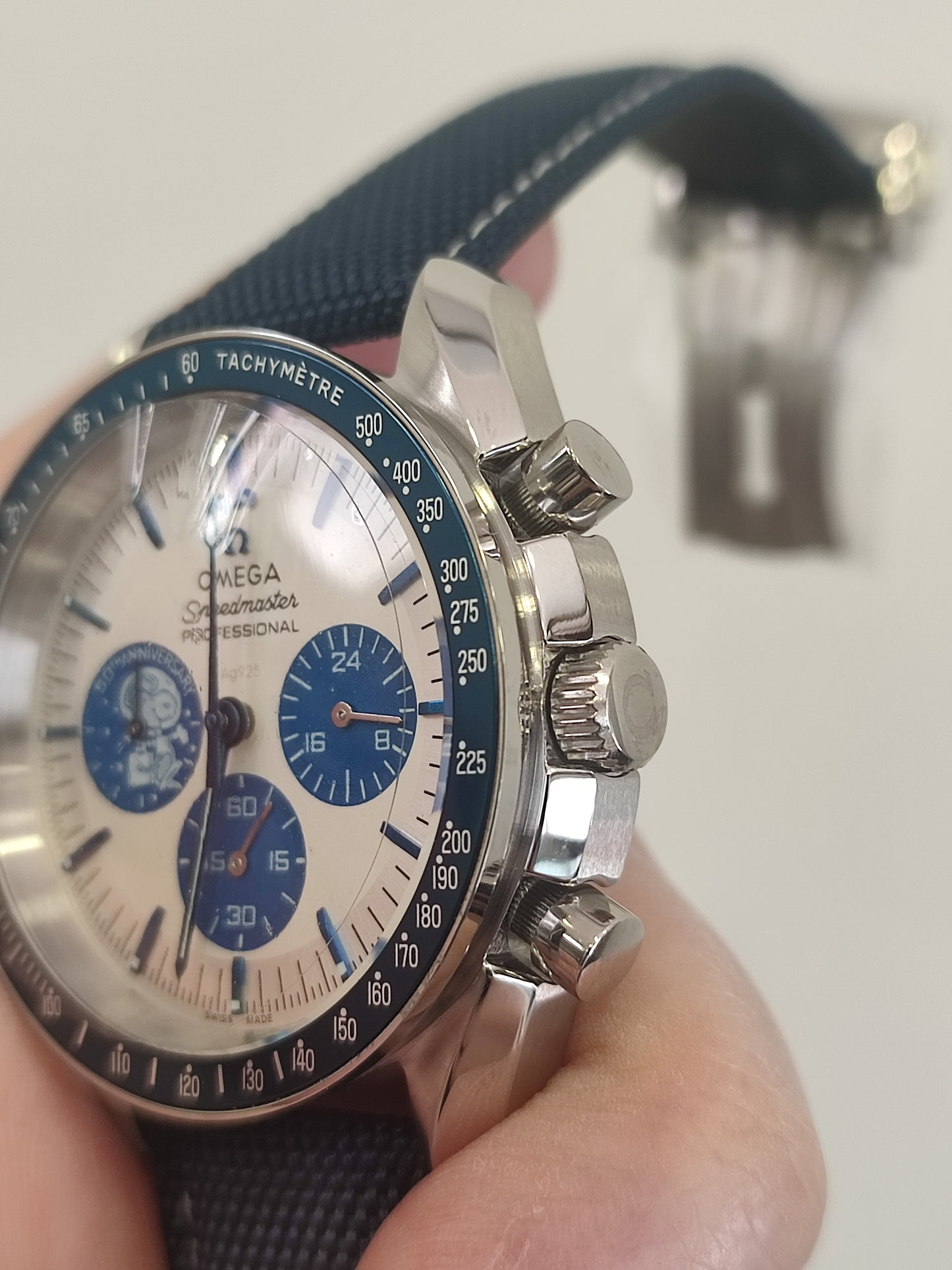 Omega Speedmaster Silver Snoopy Award 50th Anniversary