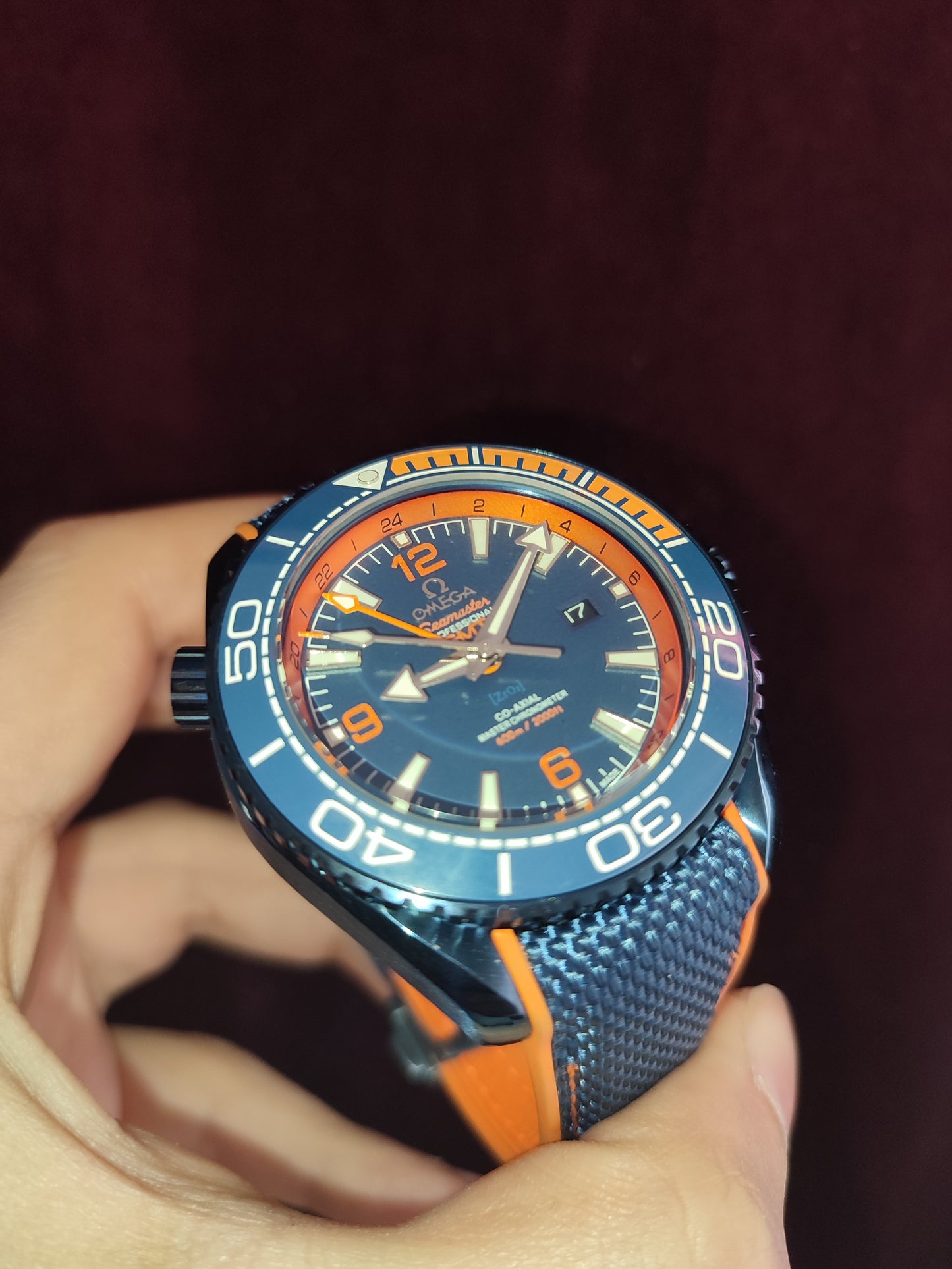 SEAMASTER
PLANET OCEAN 600M
BLUE CERAMIC ON RUBBER STRAP