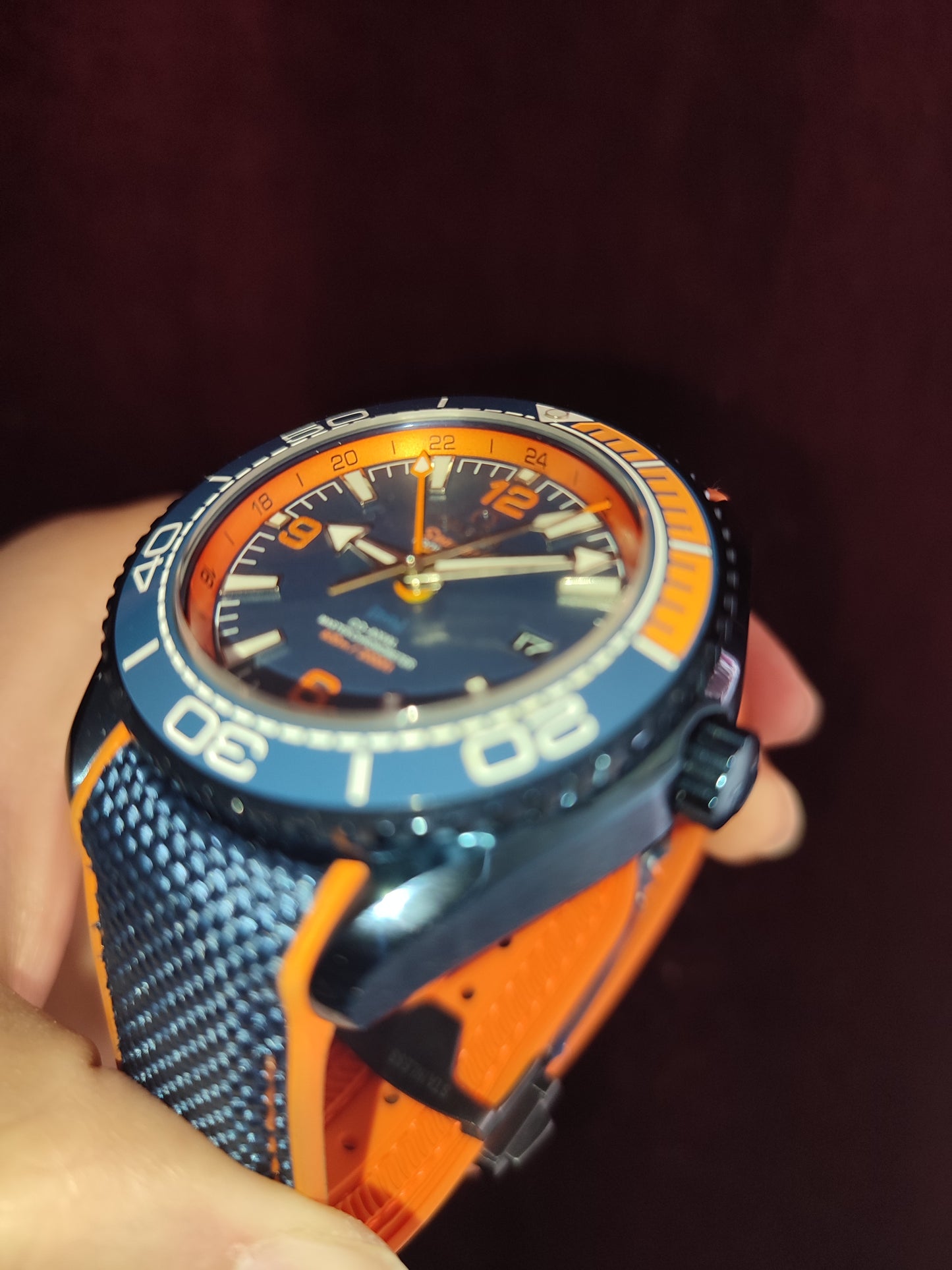 SEAMASTER
PLANET OCEAN 600M
BLUE CERAMIC ON RUBBER STRAP