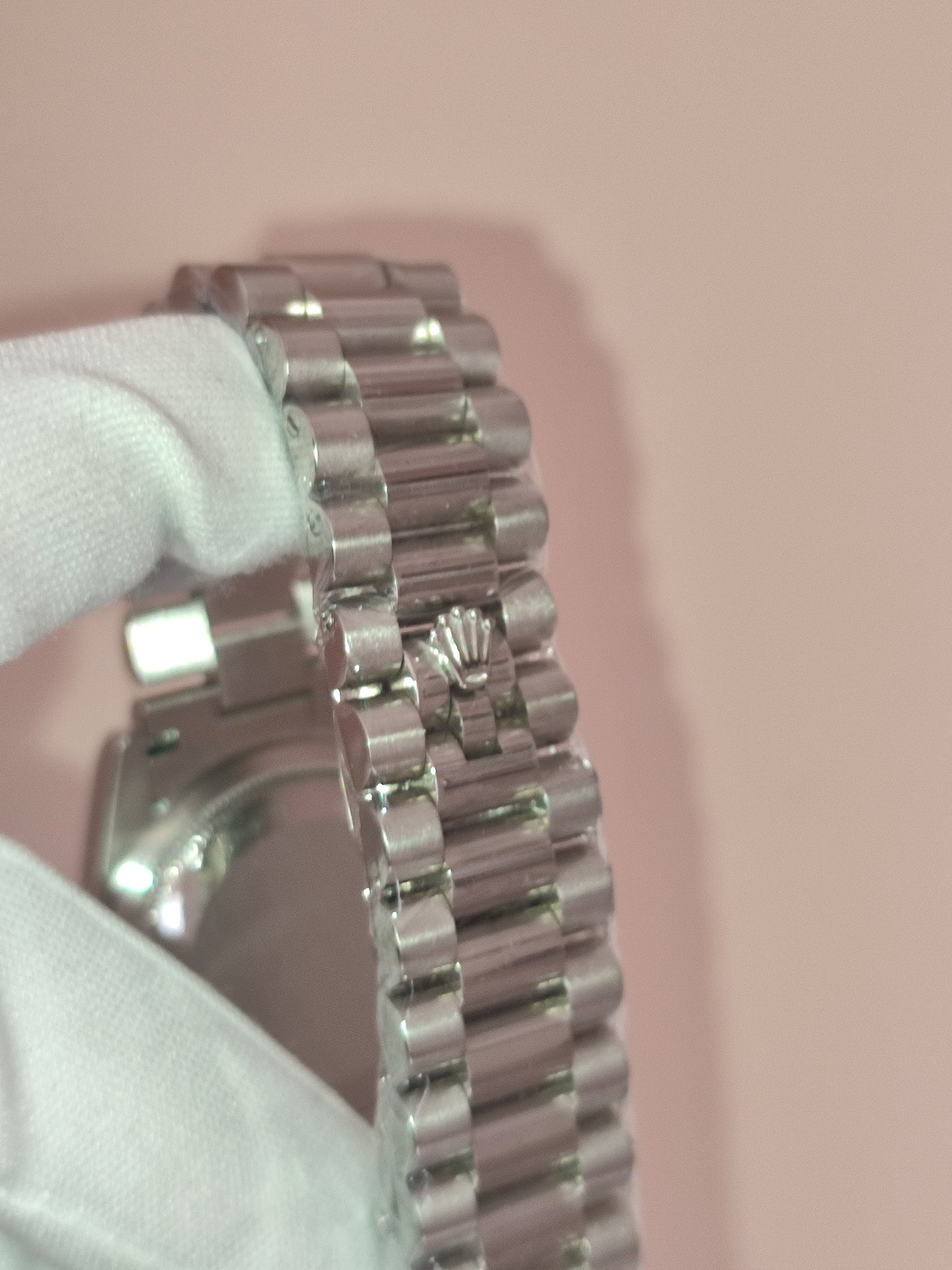 Day-Date 36 White Gold 128239 Silver Index President