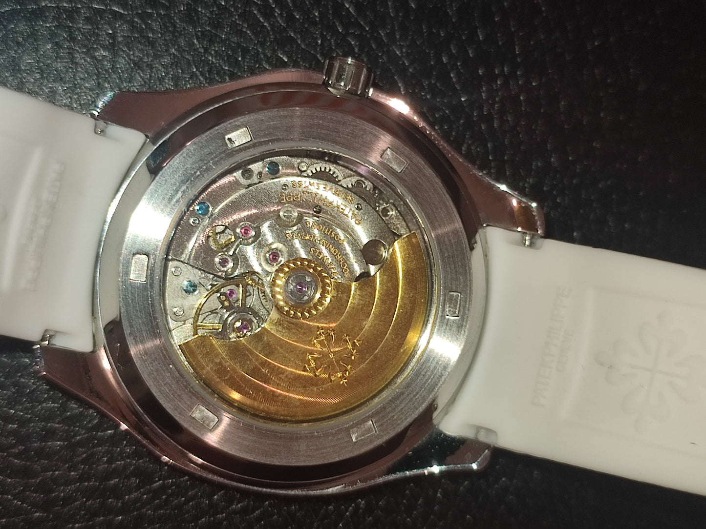 Patek Phillipe Aquanaut White Black Dial