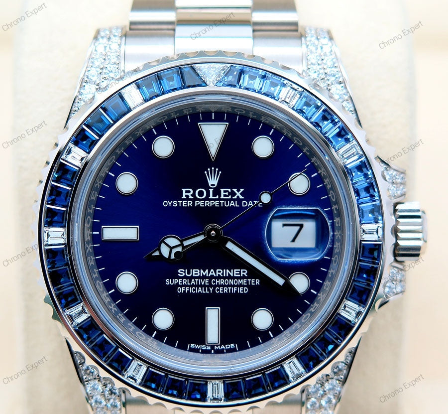 Submariner blue diamond Bezel