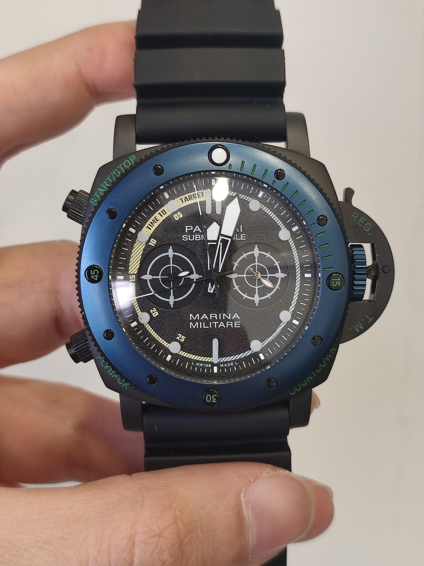Submersible Forze Speciali blue bezel