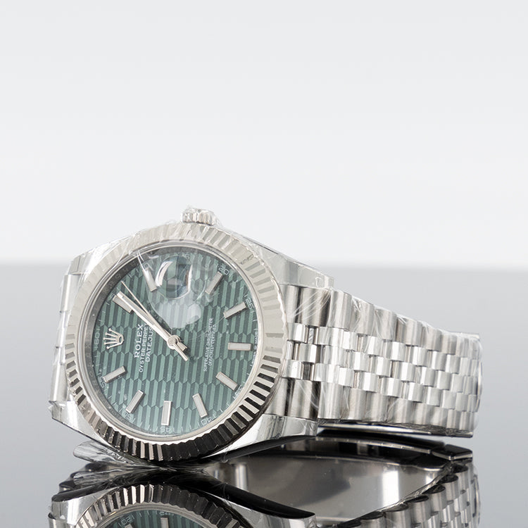 Datejust Mint Green Fluted Motif Dial