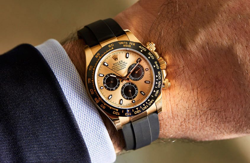 Daytona gold dial oyster flex