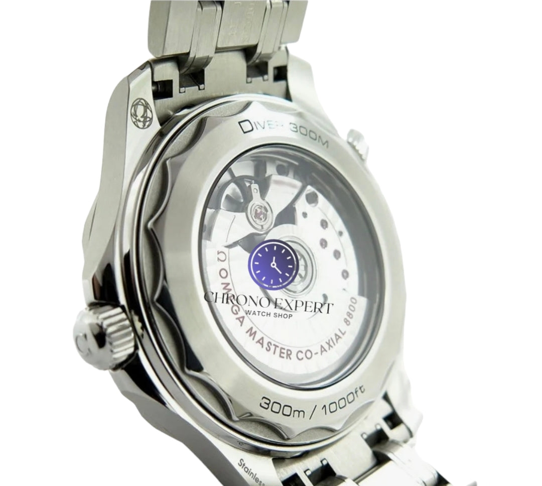 Omega Seamaster Diver 300 M
with White Dial on Bracelet