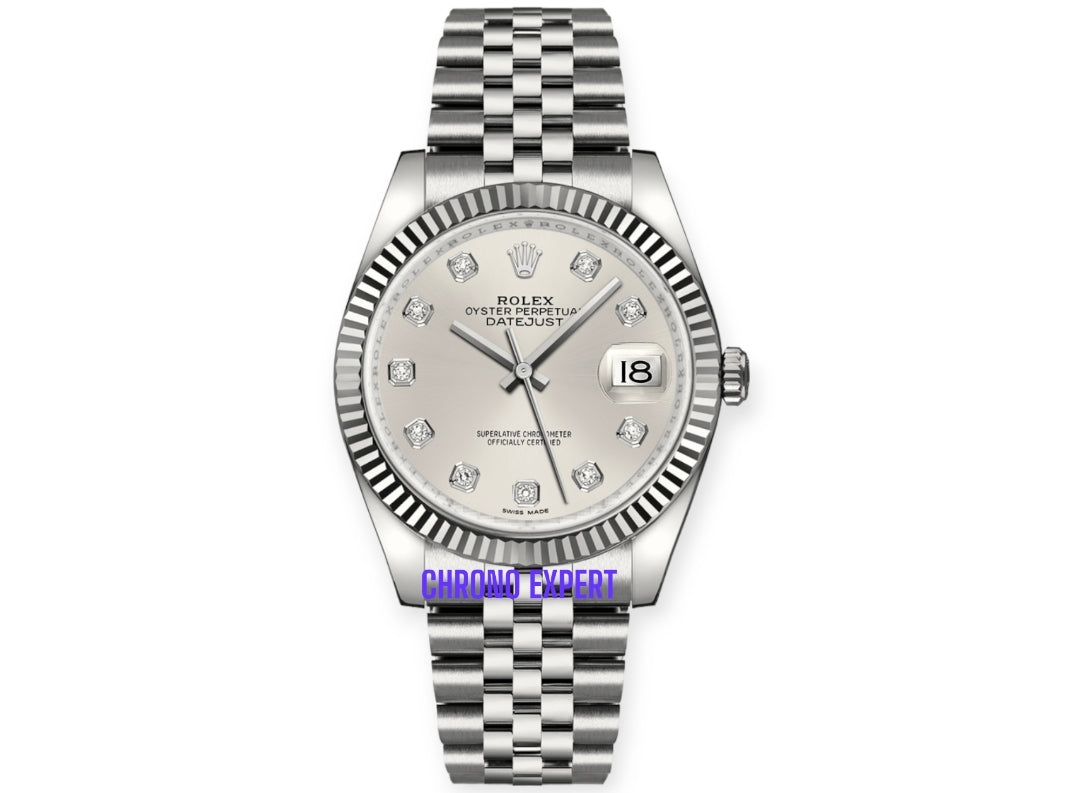 DateJust Silver Dial Diamond
