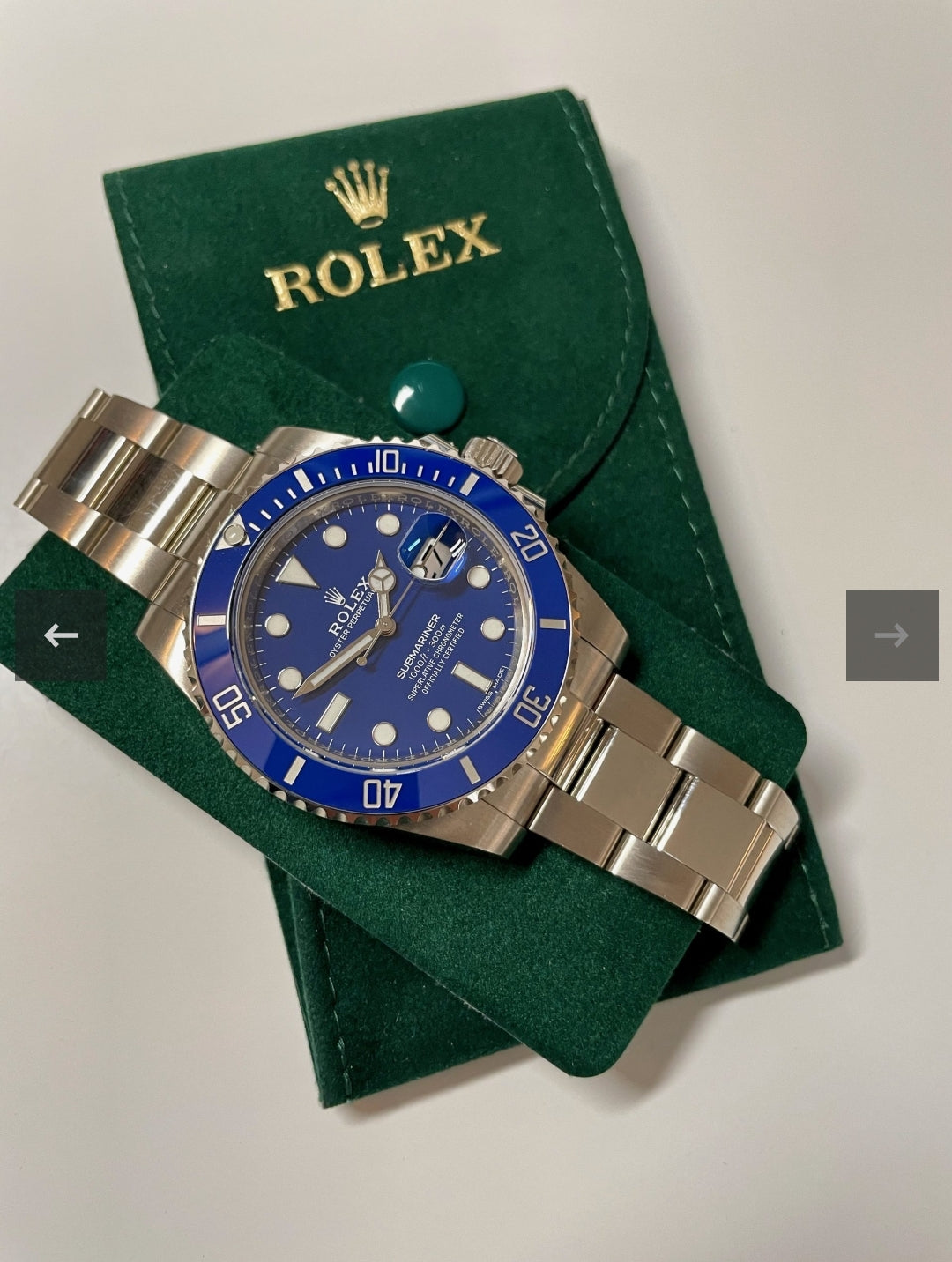 Submariner blue dial