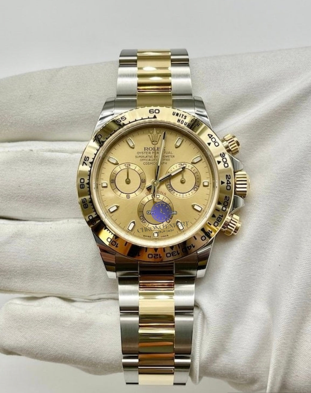 Daytona two tone gold dial