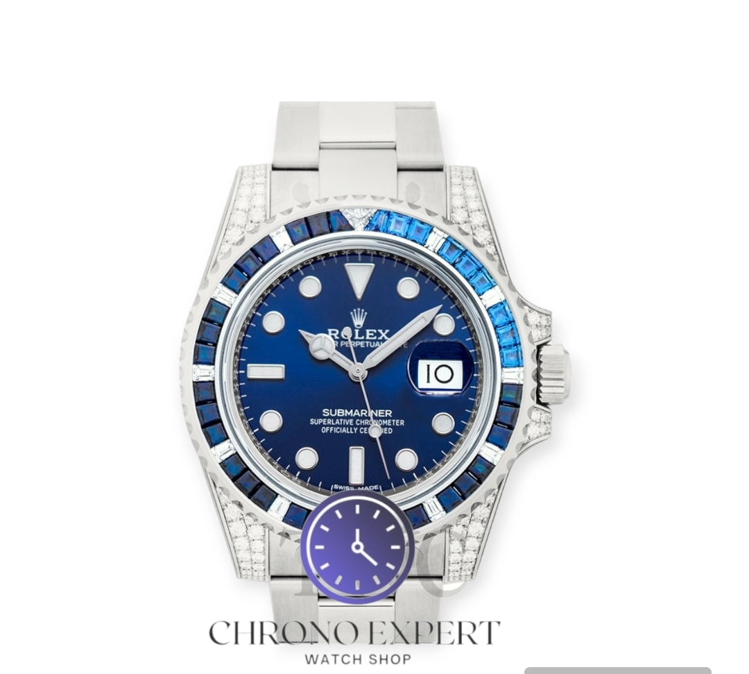 Submariner blue diamond Bezel