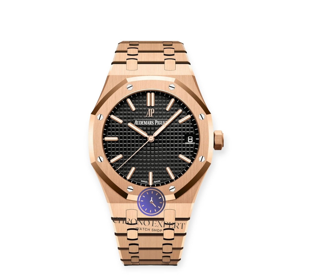 Royal Oak Gold Black Dial