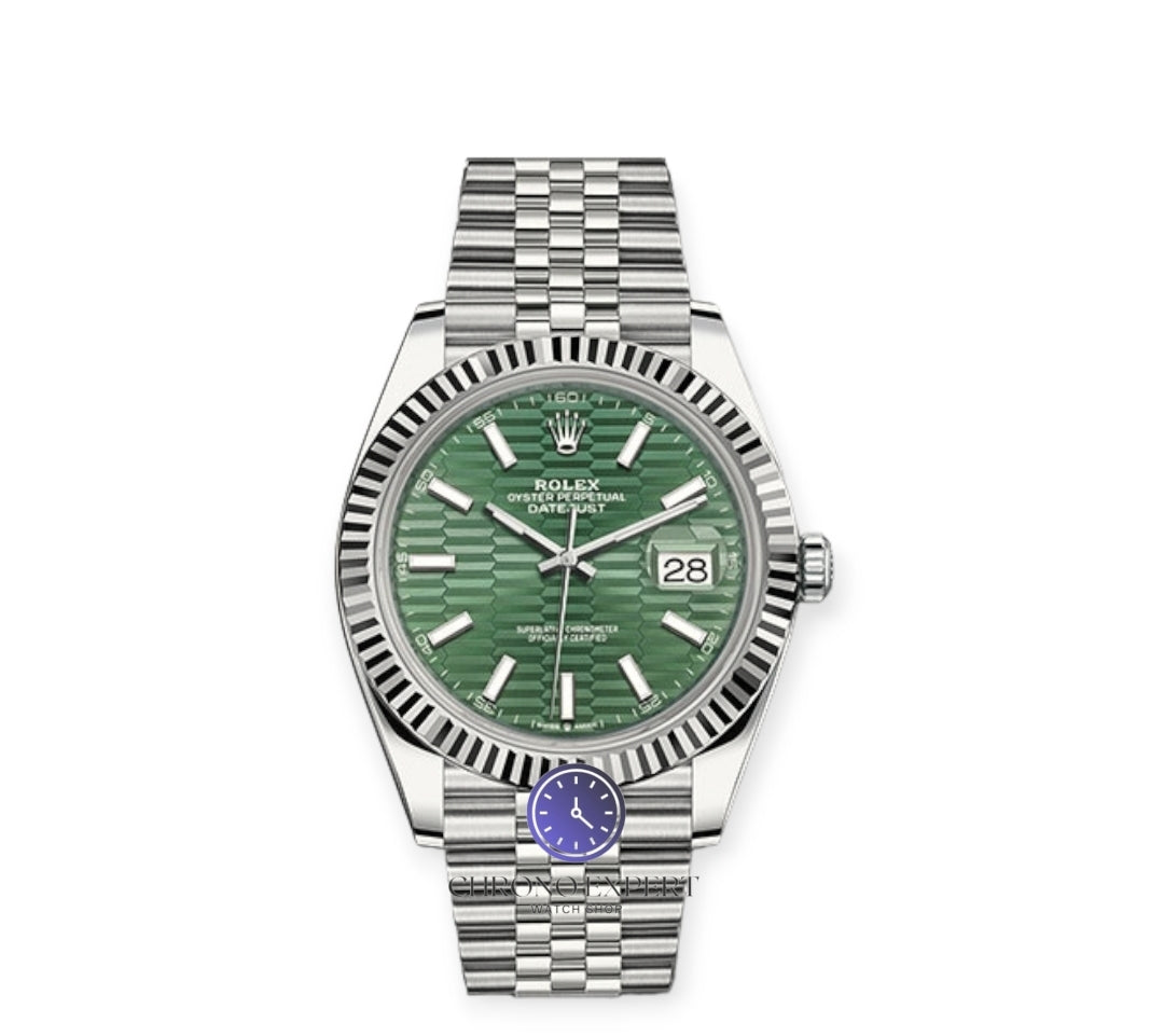 Datejust Mint Green Fluted Motif Dial