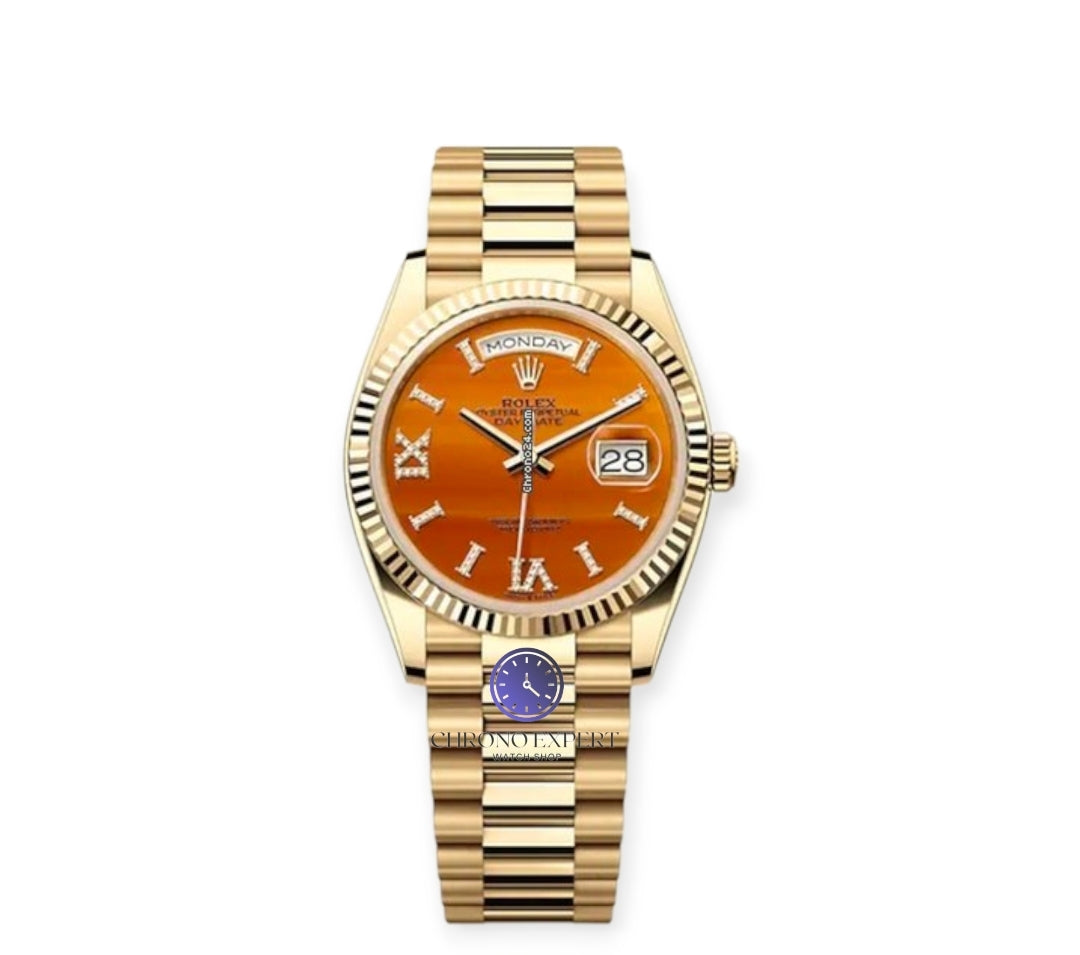 Day date carnelian diamond