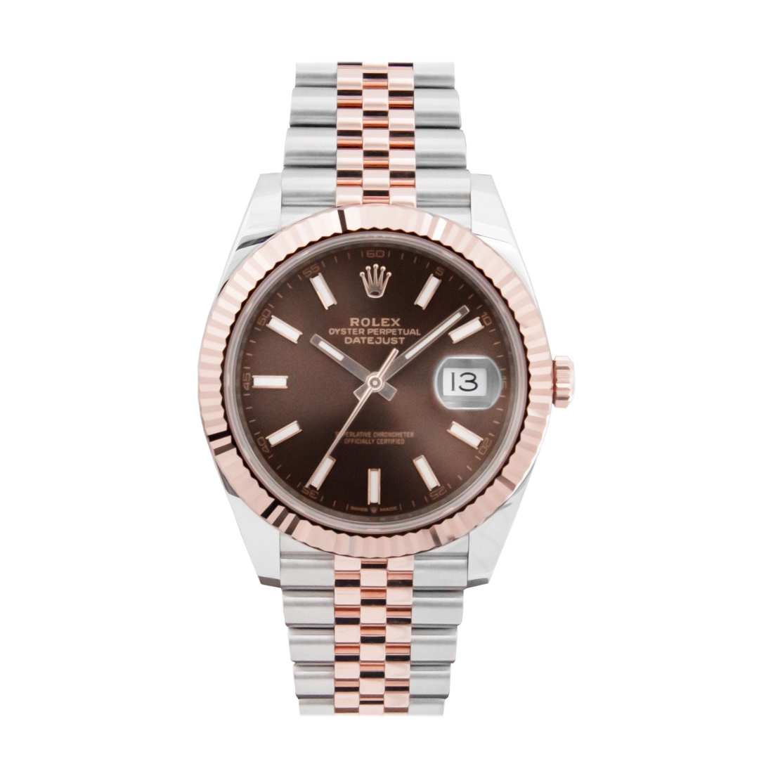 Datejust Chocolate Dial two-tone