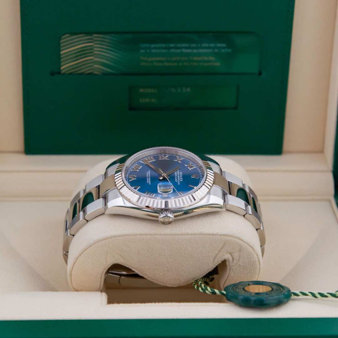 Datejust Roman Dial Blue