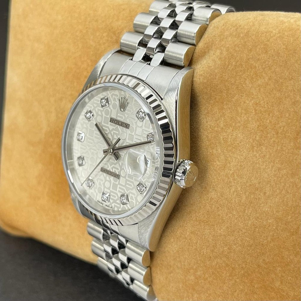 Date Just Silver Dial Anniversary