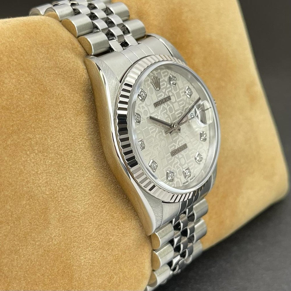 Date Just Silver Dial Anniversary