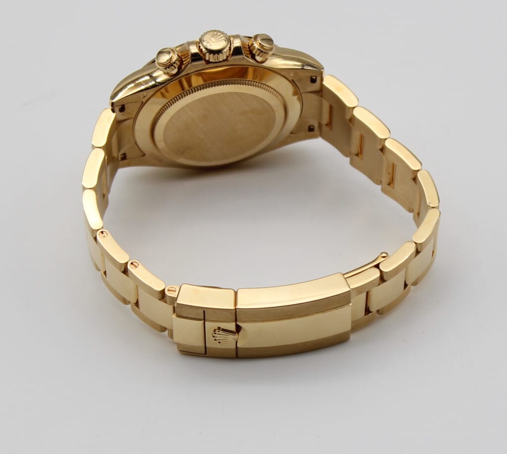 Rolex Cosmograph Daytona 18k Yellow Gold 40mm Champagne Dial 116508