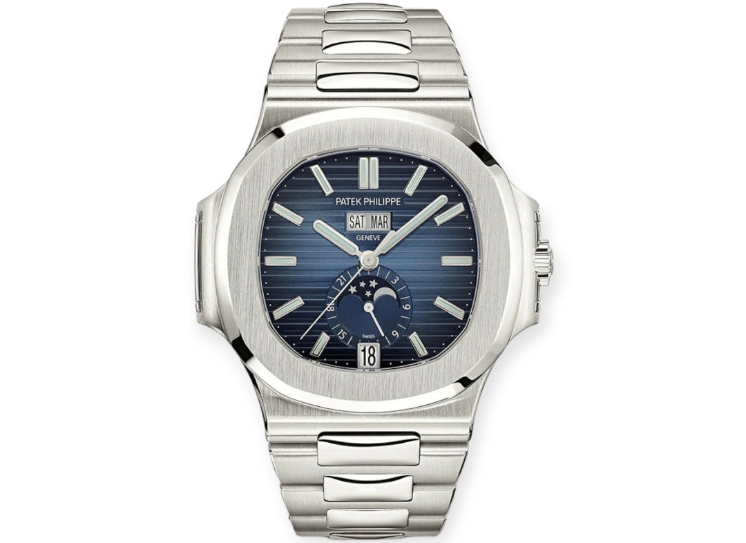 NAUTILUS ANNUAL BLUE DIAL CALENDAR
