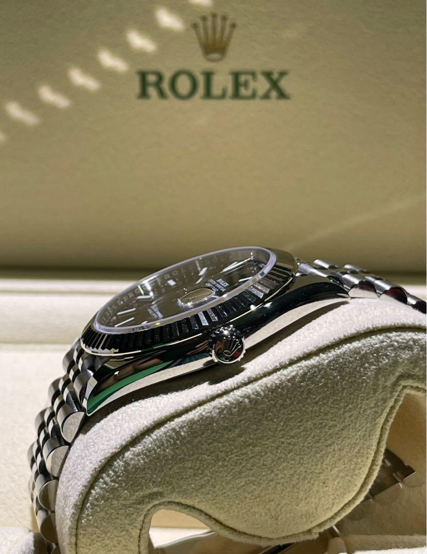 Date Just Black Dial