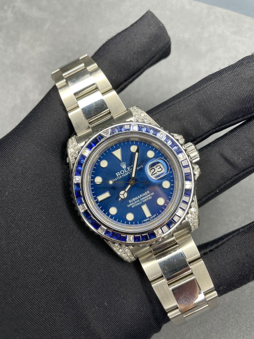 Submariner blue diamond Bezel