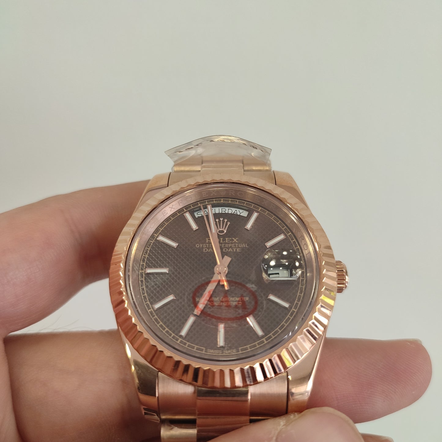 Day Date chocolate dial