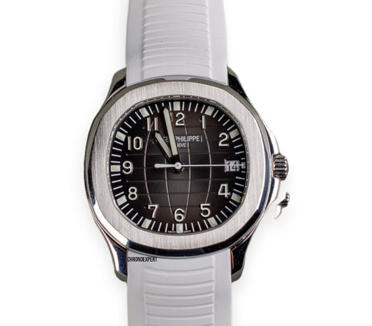 Patek Phillipe Aquanaut White Black Dial