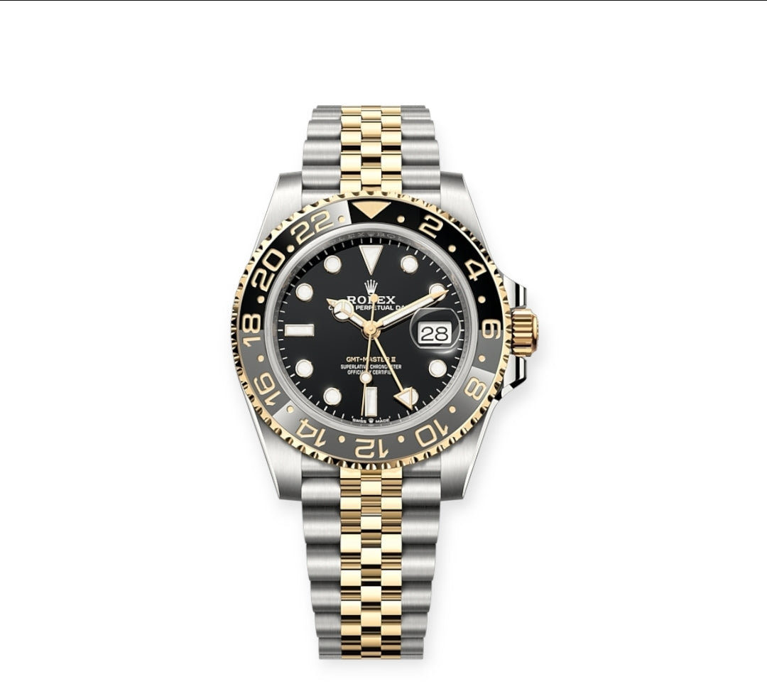 GMT Master 2 Two Tone Black Dial Jubille 2023