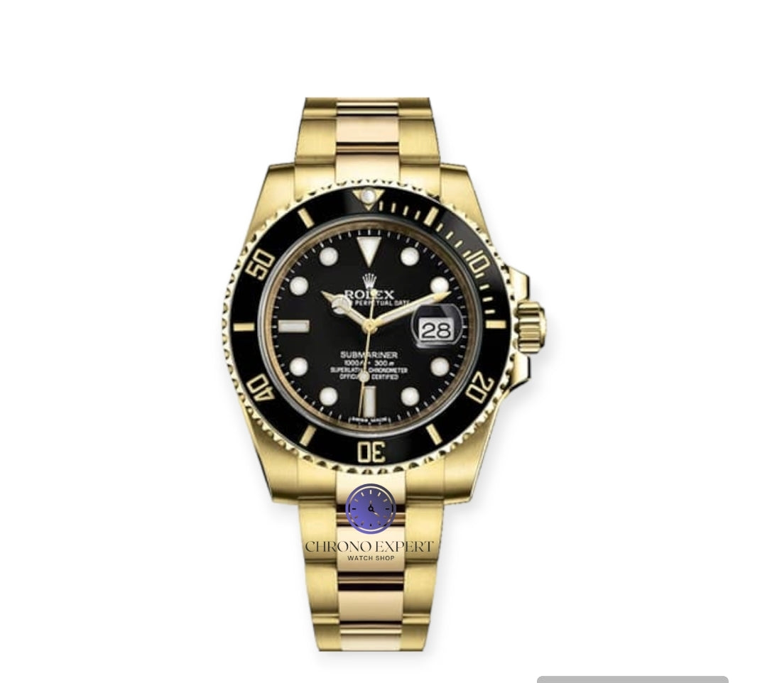 Submariner gold black dial