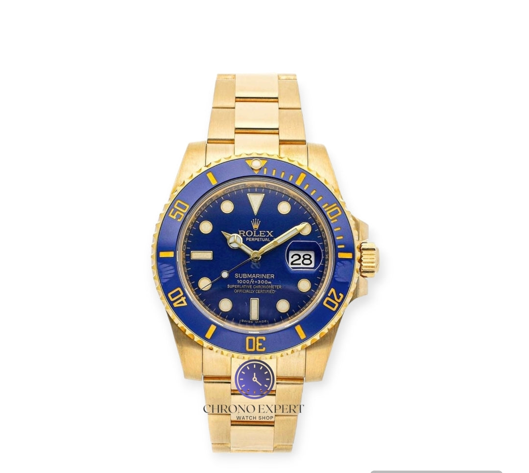 Submariner Gold Blue Dial