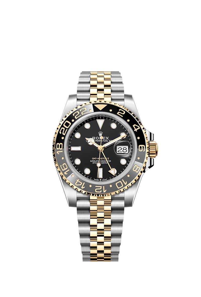 GMT Master 2 Two Tone Black Dial Jubille 2023