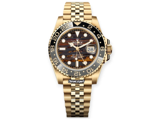 GMT-Master II Yellow Gold Jubilee Tiger Iron Dial - 126718GRNR