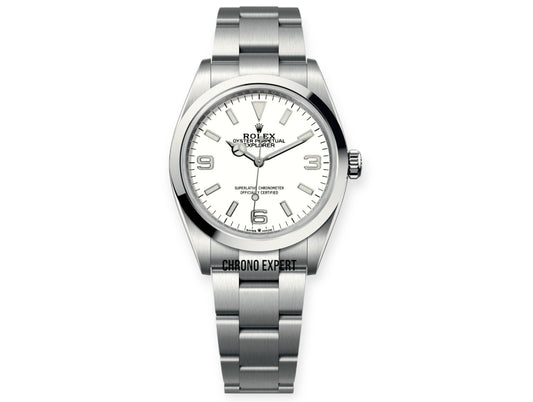 Explorer 1 White Dial