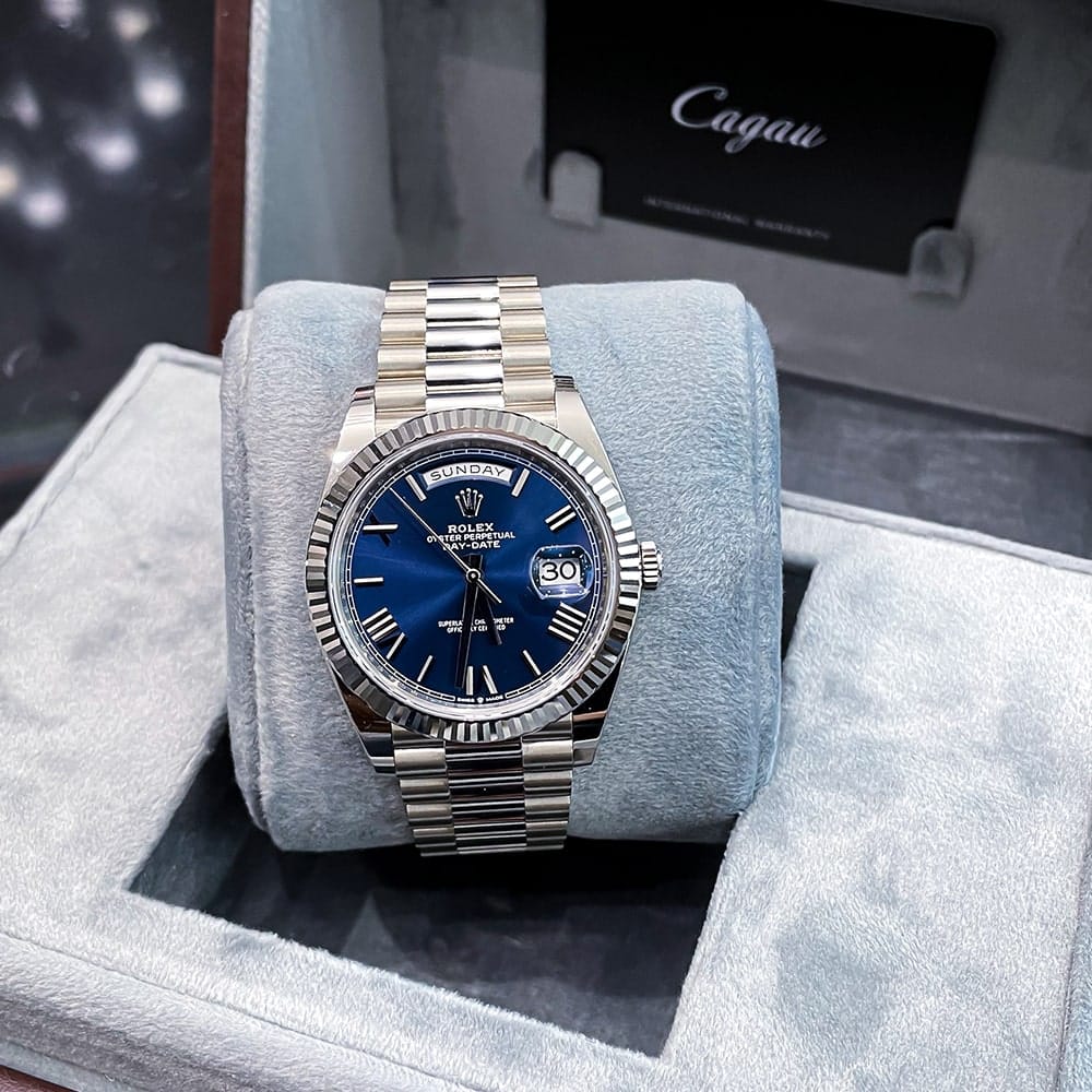 Day Date blue dial