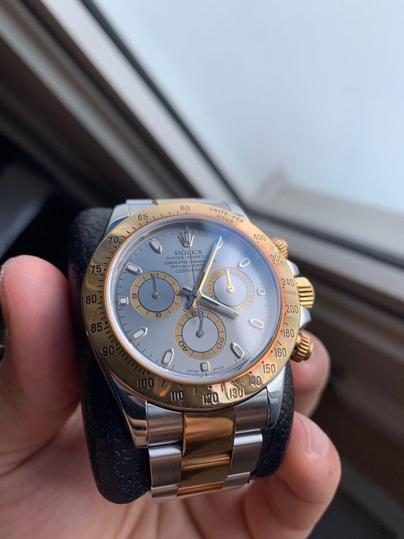 Daytona two tone silver dial